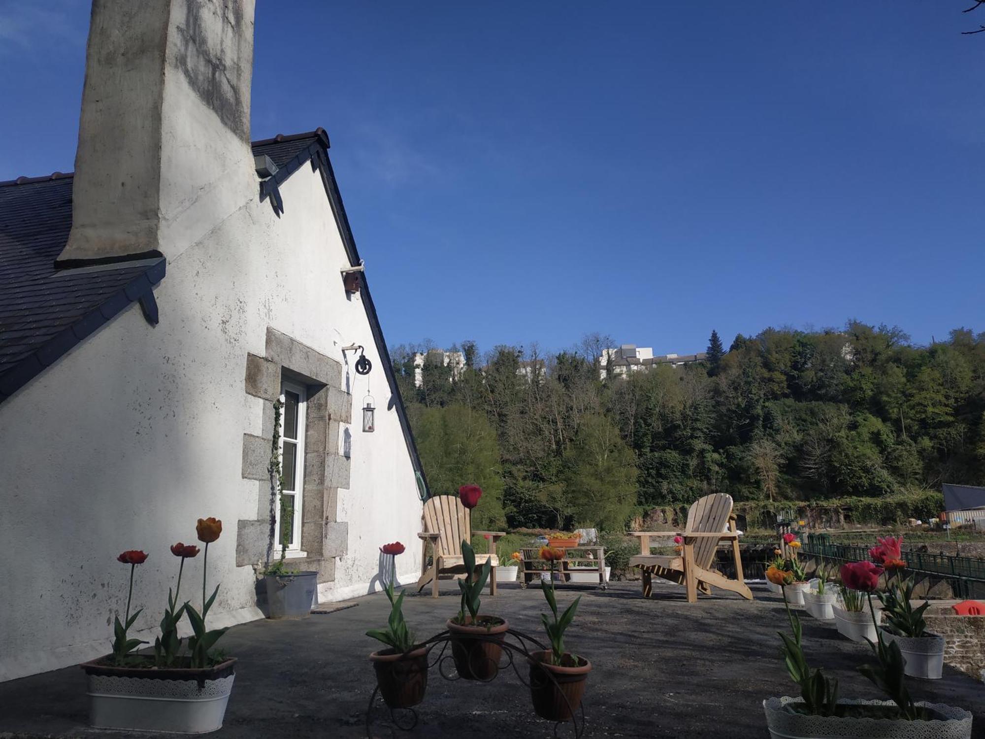 Chambre D'Hotes Dans Maison Eclusiere Hennebont Exteriör bild